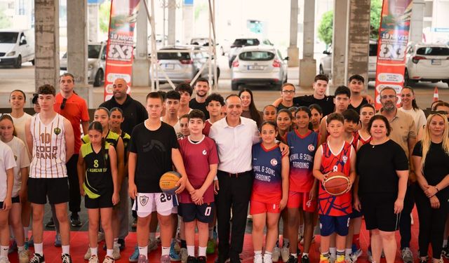 Merkez Lefkoşa’da 3X3 Basketbol Turnuvası heyecanı başladı