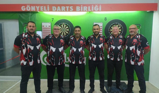 Gönyeli Darts Birliği şampiyon