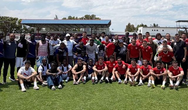 Milliler hazırlık maçında galip