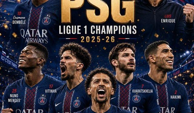 PSG, Ligue 1'de şampiyon