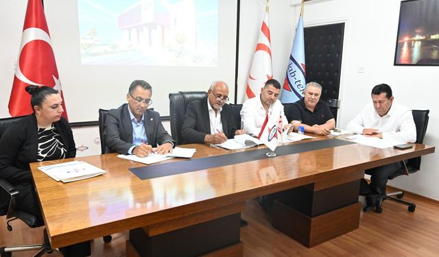 KIB-TEK İskele Bölge Amirliği Hizmet Binası’nın yapımı için imzalar atıldı