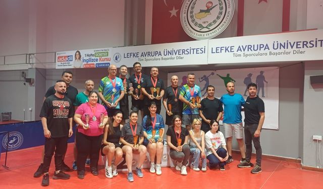 III. KTOEÖS – ÖYAK Karma Masa Tenisi Turnuvası tamamlandı