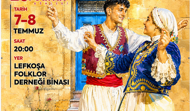Lefkoşa Folklor Derneği 26. Kültür ve Sanat Günleri salı akşamı başlıyor