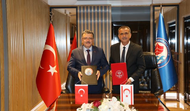 Gazimağusa Belediyesi ile Trabzon Büyükşehir Belediyesi arasında "Kardeş Şehir Protokolü" imzalandı