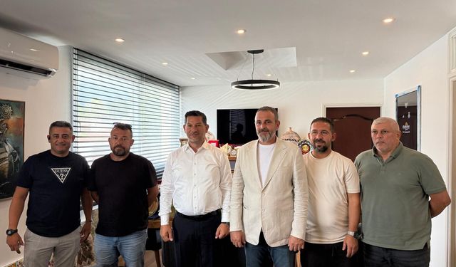 Kırok KKTC Avcılık Federasyonu heyetini kabul etti