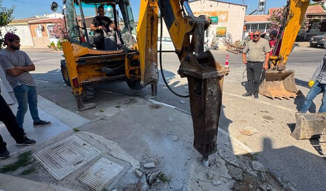 Mesarya Belediyesi, İnönü'de altyapı ve üstyapı çalışmalarına başladı
