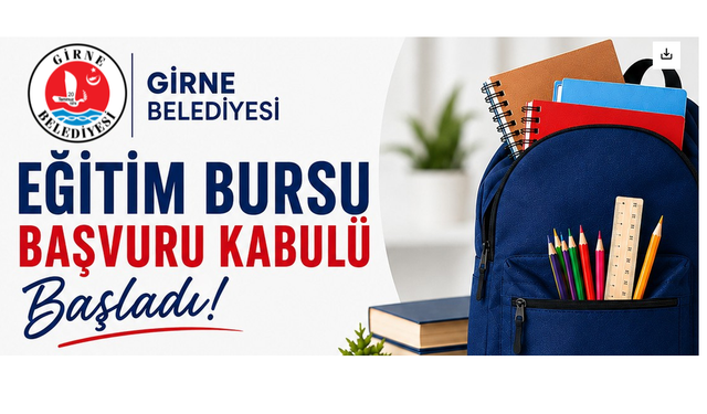 Girne Belediyesi’nin İlk ve Orta Eğitim Bursu için başvurular başladı