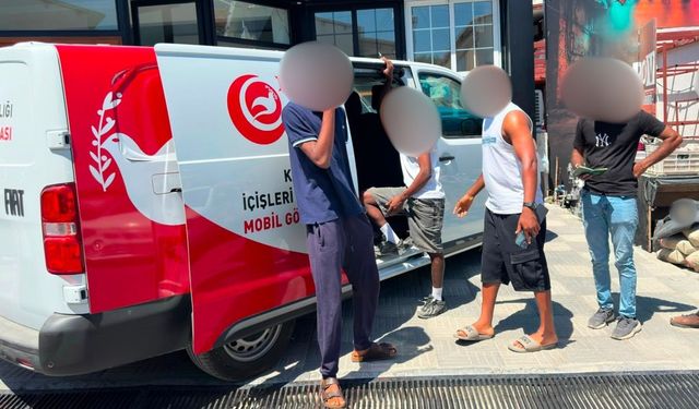 Muhaceret denetimlerinde ikamet izninsiz yedi kişi tespit edildi