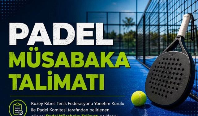 Tenis Federasyonu Padel Müsabaka Talimatı yayınlandı