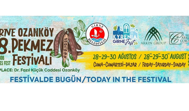 18. Girne Ozanköy Pekmez Festivali yarın başlıyor