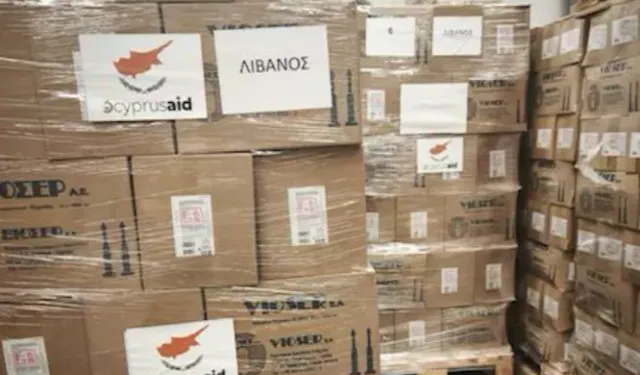Lübnan’a insani yardım gönderildi