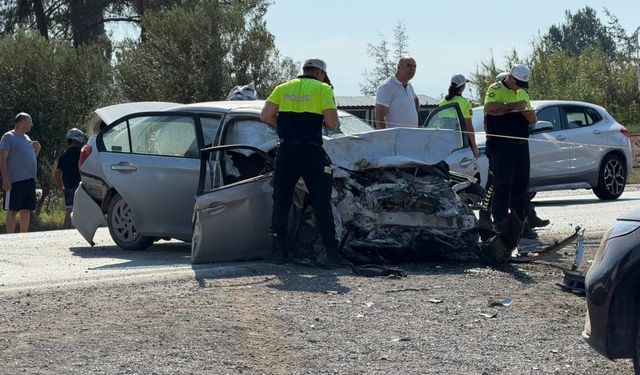 Kaza yapan sürücü yoğun bakımda