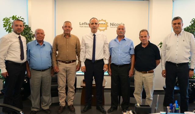 Belediye Başkanları Derneği heyeti Harmancı'yı ziyaret etti