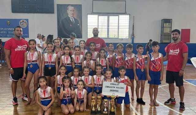 Erbulut Cimnastik Kulübü’nden Alanya’da başarılı performans