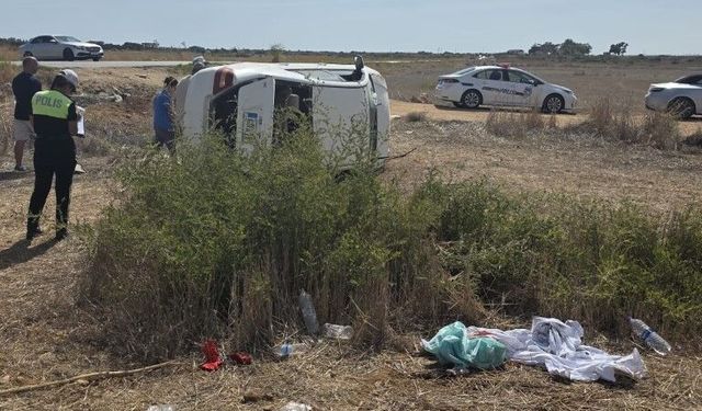 Gazimağusa'da trafik kazası