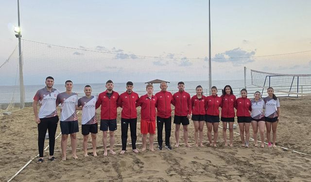 Türkiye Airbadminton Milli Takımı kampı Lapta’da yapılıyor