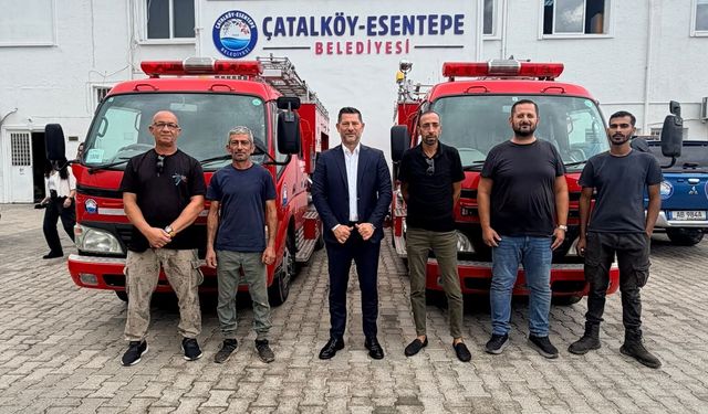 Çatalköy-Esentepe Belediyesi’nden afetlere karşı iki yeni ilk müdahale aracı