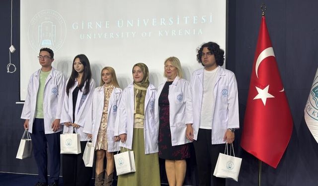 Girne Üniversitesi’nde hekimlik yolculuğu beyaz önlükle başladı