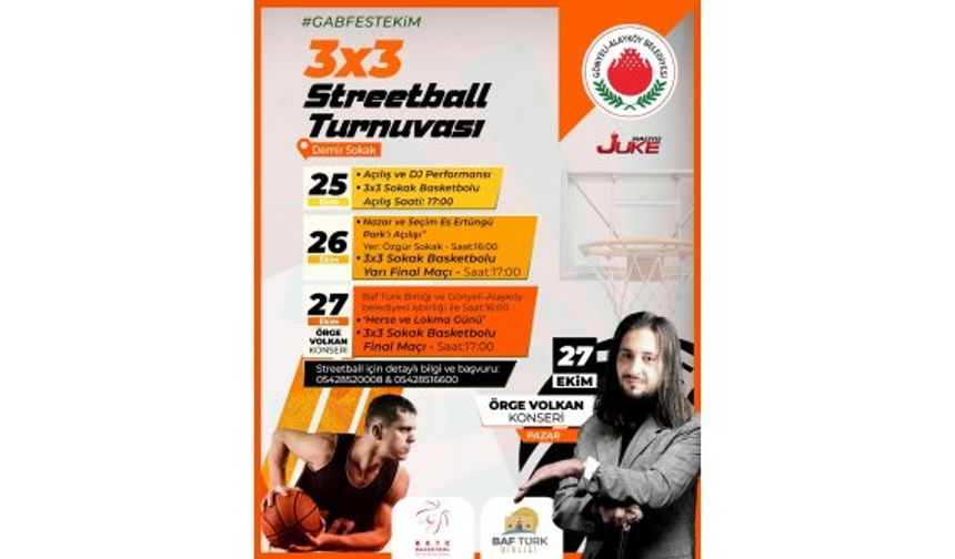 Gönyeli, Streetball Turnuvası’yla renklenecek