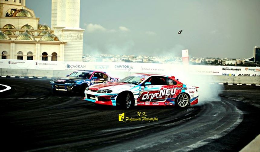 Drift pilotları piste indi