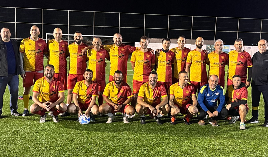 Dumlupınar Master Futbol Takımı çok faal