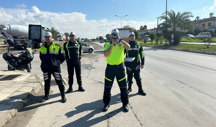 Ülke genelindeki denetimlerde 299 sürücü rapor edildi...Sürat ilk sırada
