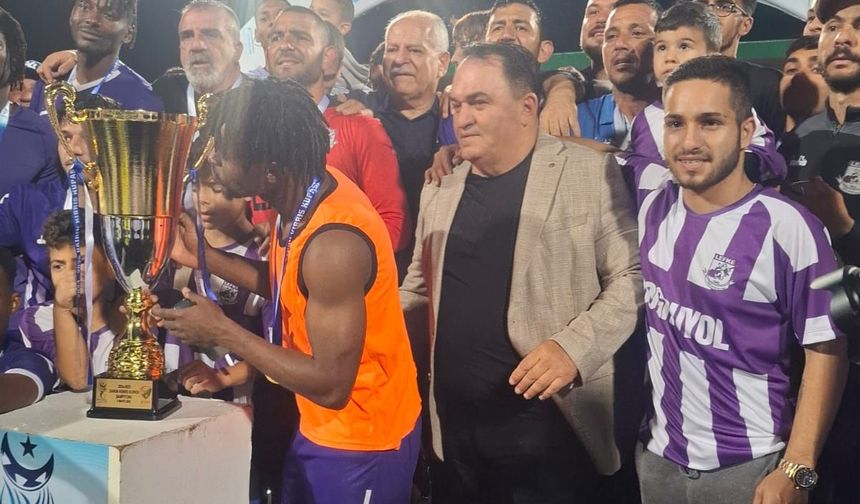 Adnan Doğruyol, kupayla veda etti