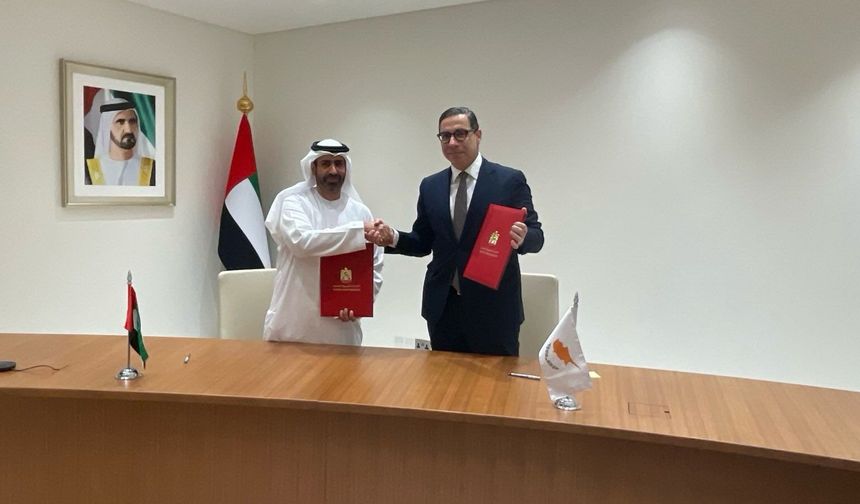 Güney Kıbrıs ile Birleşik Arap Emirlikleri (BAE) arasında su konusunda anlaşma imzalandı