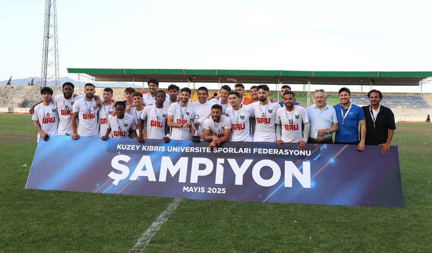 Üniversiteler futbolda şampiyon GAÜ