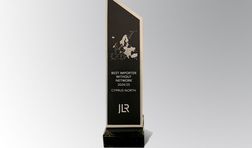 Jaguar Land Rover’dan Borusan Oto Kıbrıs’a anlamlı ödül