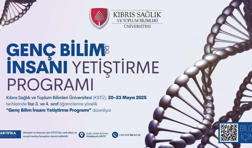Kıbrıs Sağlık ve Toplum Bilimleri Üniversitesi'nden genç bilim insanlarına büyük fırsat