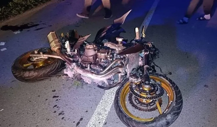 Akova-Yıldırım yolunda motosiklet kazası: 1 ağır yaralı