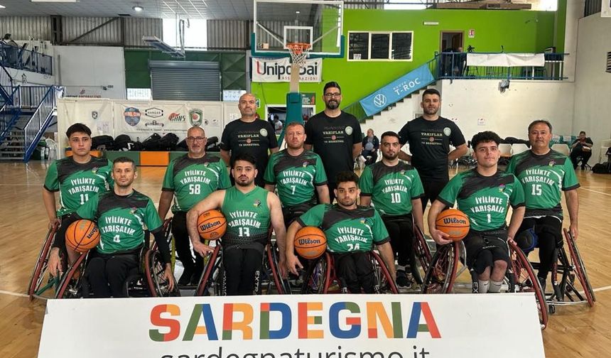Vakıflar Tekerlekli Sandalye Basketbol Takımı’ndan İtalya’da iyi başlangıç