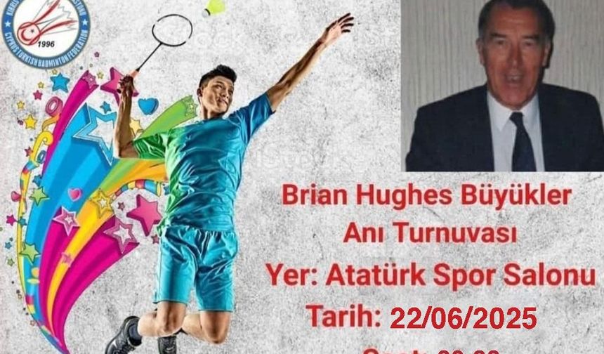 Brian Hughes Büyükler Anı Turnuvası 22 Haziran’da