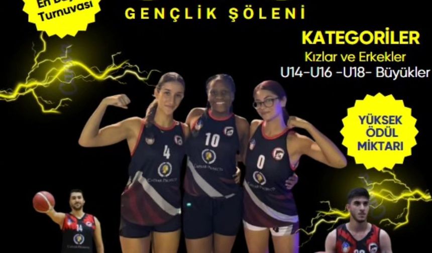 İskele’de 3x3 Sokak Basketbol Turnuvası için geri sayım başladı
