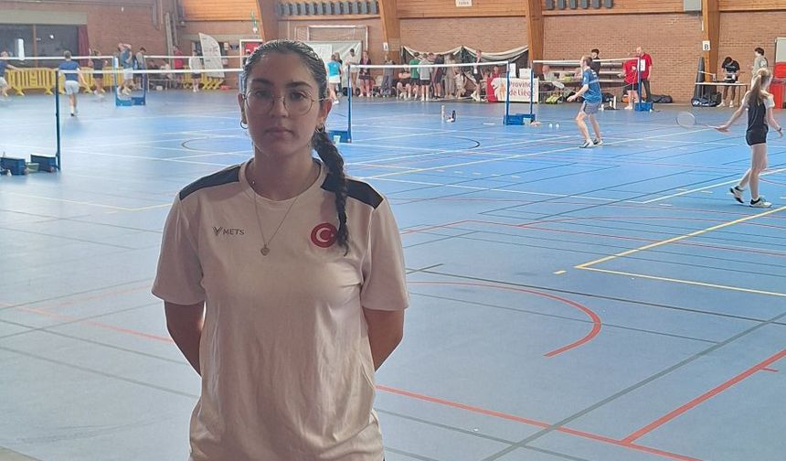 Milli badmintoncu Nehir Deniz Belçika'da yarışacak
