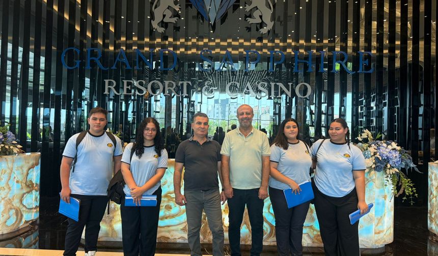 Genç yetenekler Grand Sapphire Resort’ta stajlarına başladı