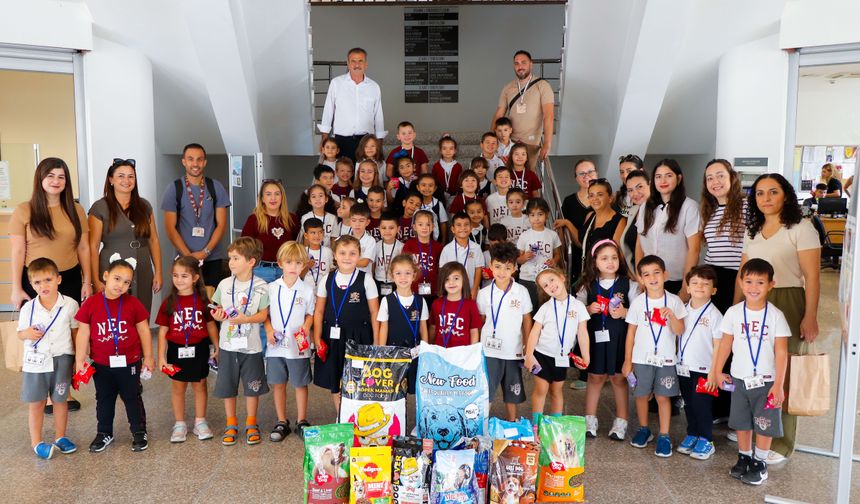 Yakın Doğu Yeniboğaziçi Okul Öncesi öğrencilerinden anlamlı bağış