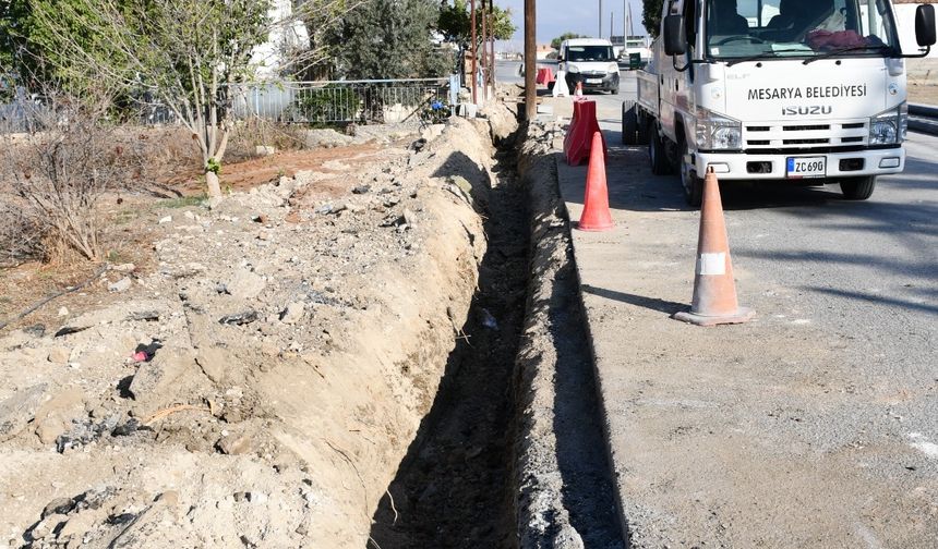 Mesarya Belediyesi, Korkuteli’nde altyapı çalışmalarını sürdürüyor