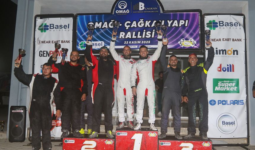 Alptürk-Çağla ikilisi Serdarlı'da hem yarışı hem şampiyonluğu kazandı