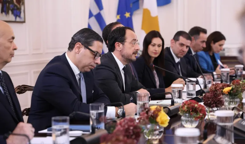 Hristodulidis müteşebbis formunda konuştu