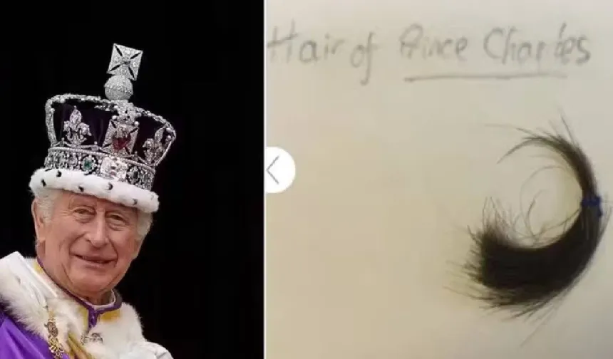 Kralın bir tutam saçı 450 bin liraya satışa çıkarıldı