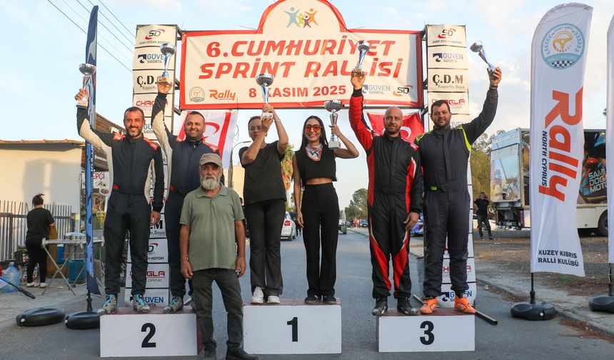 Cumhuriyet Rallisi’nde kazanan Alptürk-Çağla ikilisi