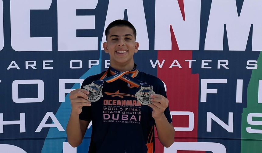 Erin Mazharoğlu, Oceanman World Championship’te gururlandırdı