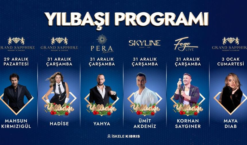 Grand Sapphire  2026’ya unutulmaz bir yılbaşı programıyla giriyor