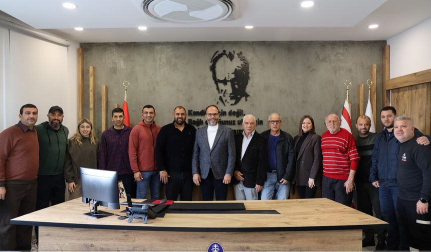 İskele kulüplerinden Başkan Sadıkoğlu’na teşekkür ziyareti