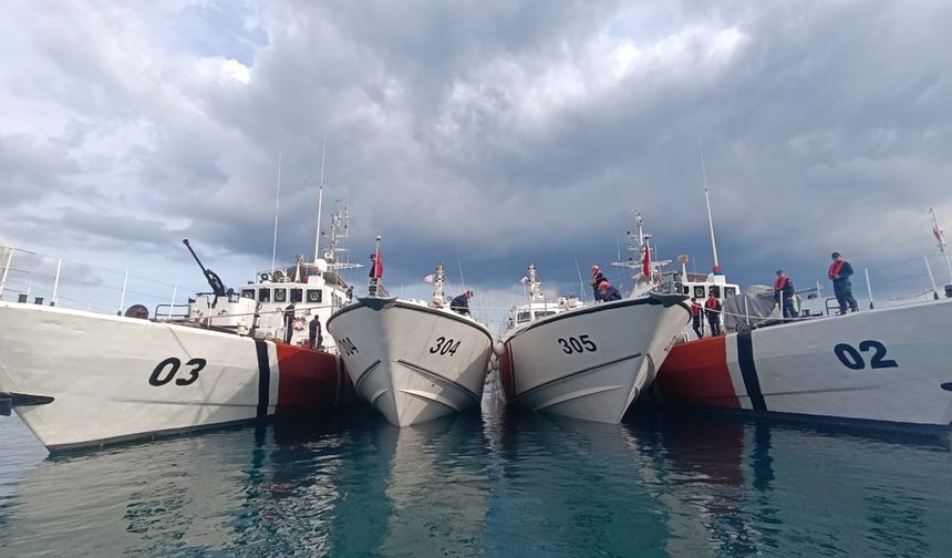 TC ve KKTC sahil güvenlik unsurlarından Girne’de müşterek liman ve deniz eğitimi