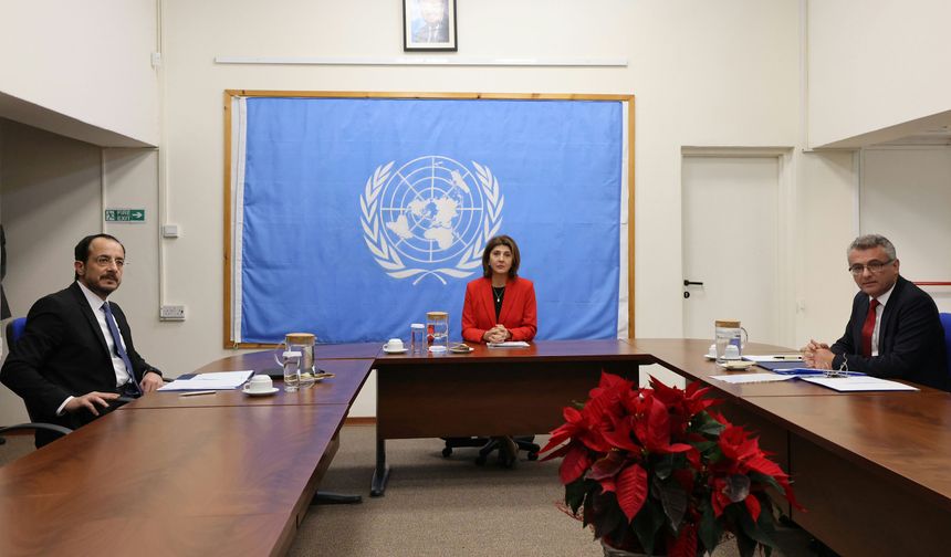 Erhürman, Hristodulidis ve Holguin görüşmesi başladı