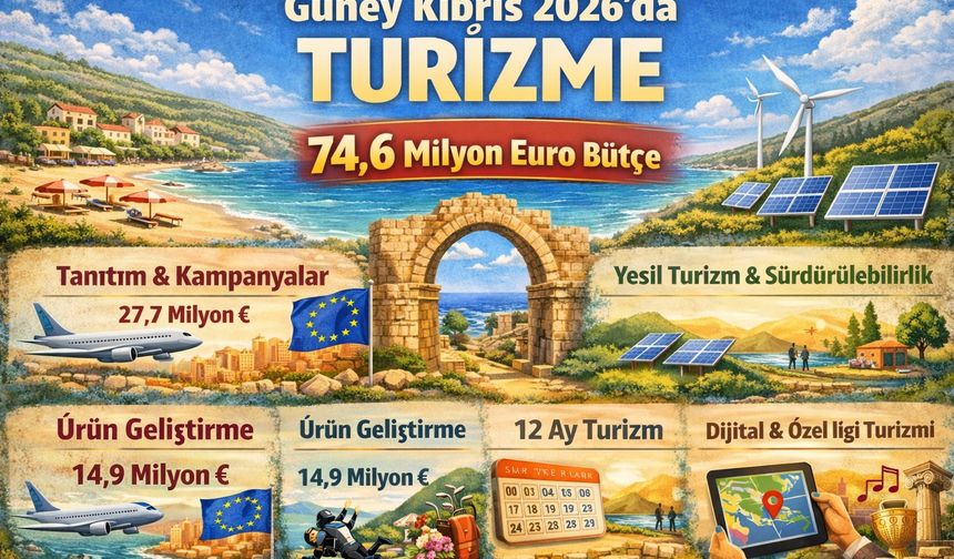Rumlar 2026’da turizme  74,6 milyon Euro bütçe ayırdı