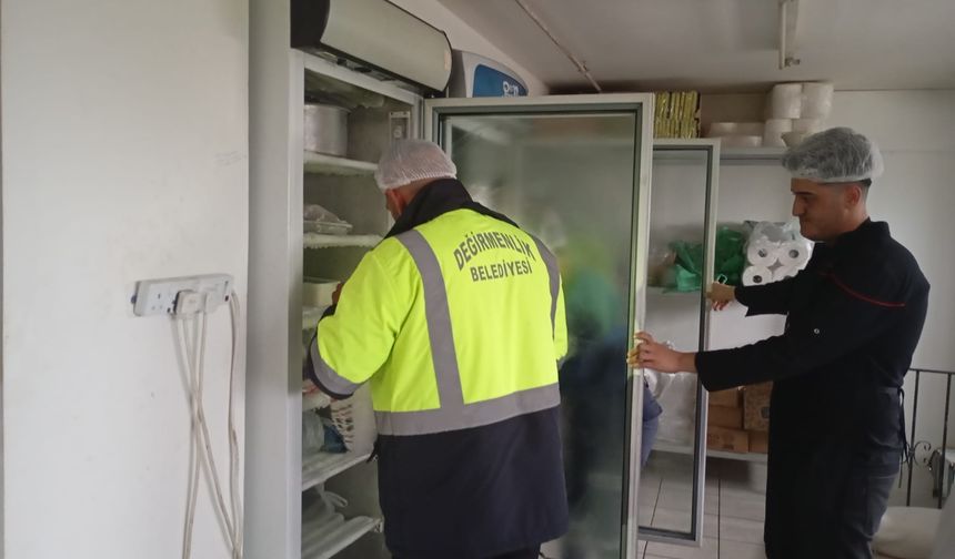 Değirmenlik Akıncılar Belediyesi aralık ayında 41 iş yerini denetledi, 3 işletmeye ceza yazdı